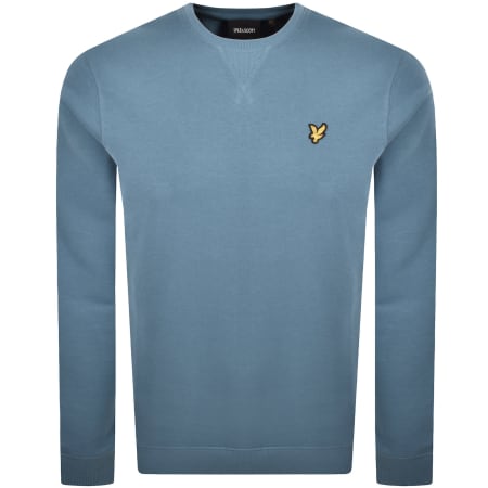 Product image for Lyle And Scott Crew Neck Sweatshirt Blue