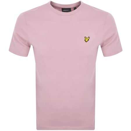 Product image for Lyle And Scott Crew Neck T Shirt Pink