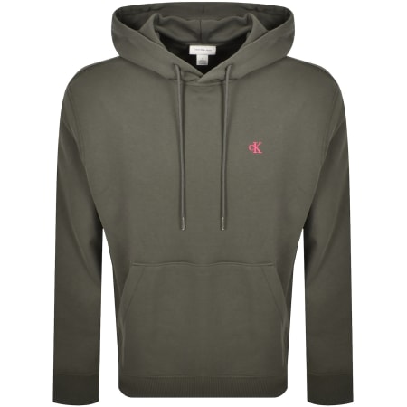 Product image for Calvin Klein Jeans Monogram Hoodie Grey