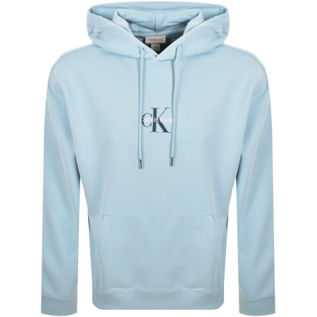 Product image for Calvin Klein Jeans Logo Hoodie Blue