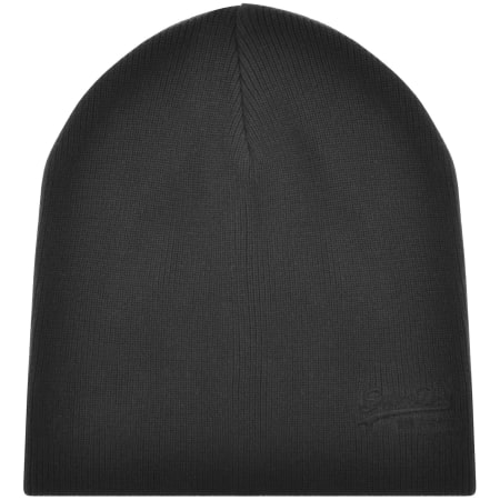 Product image for Superdry Knit Beanie Hat Black