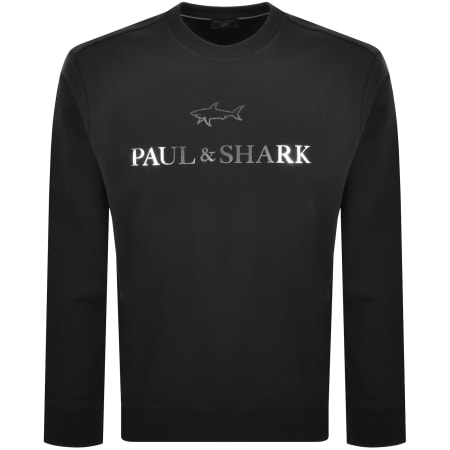 Product image for Paul And Shark Logo Sweatshirt Black