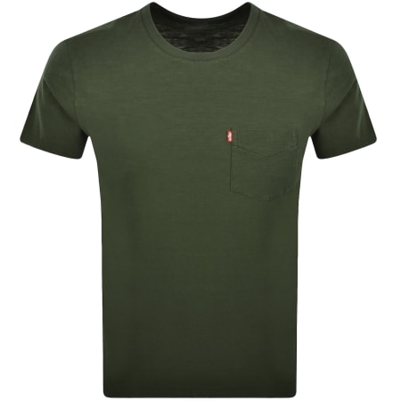 Product image for Levis Original Classic Pocket T Shirt Green