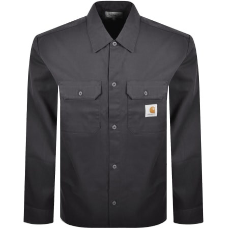 Product image for Carhartt WIP Craft Long Sleeve Shirt Porphyry Grey
