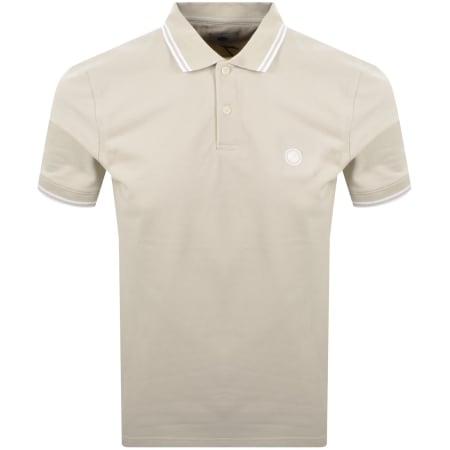 Product image for Pretty Green Barton Polo T Shirt Grey Stone