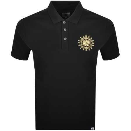 Product image for Pretty Green Parthian Motif Polo T Shirt Black