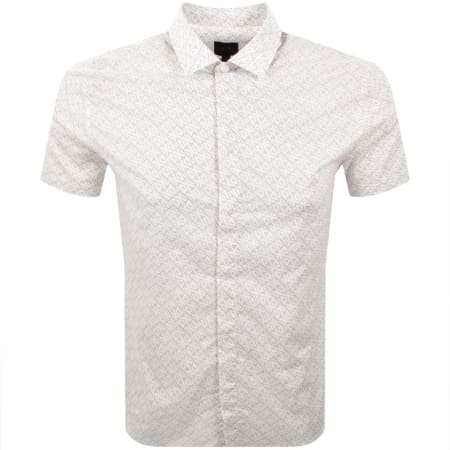 Product image for Armani Exchange AX Pattern Shirt Off White