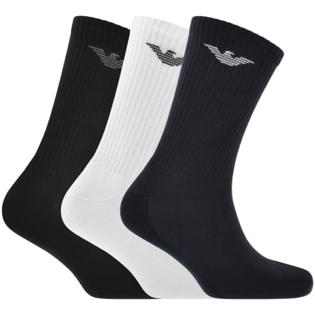 Product image for Emporio Armani 3 Pack Socks Multi