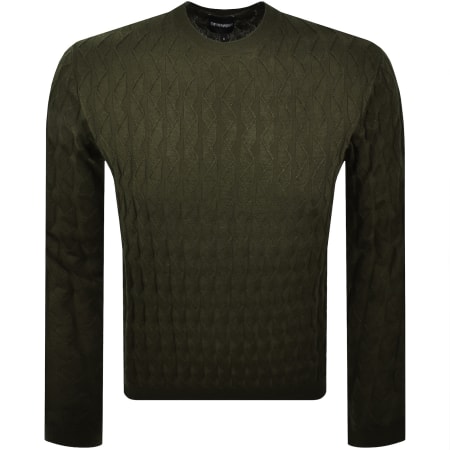 Product image for Emporio Armani Knit Jumper Khaki