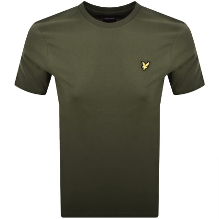 Product image for Lyle And Scott Crew Neck T Shirt Green