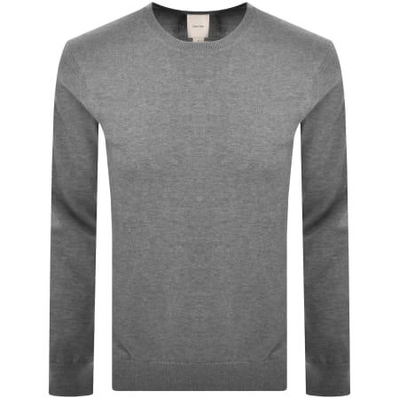 Product image for Calvin Klein Crew Knit Jumper Grey