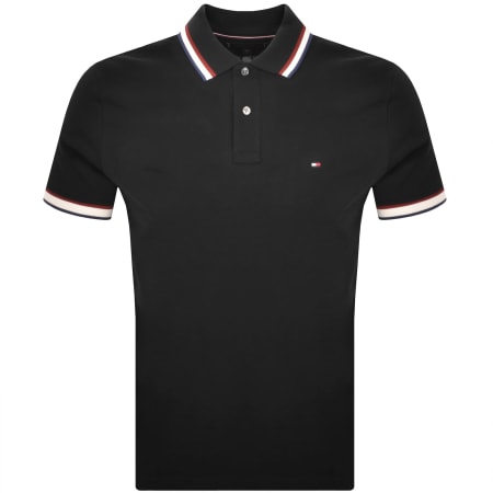 Product image for Tommy Hilfiger Polo T Shirt Black