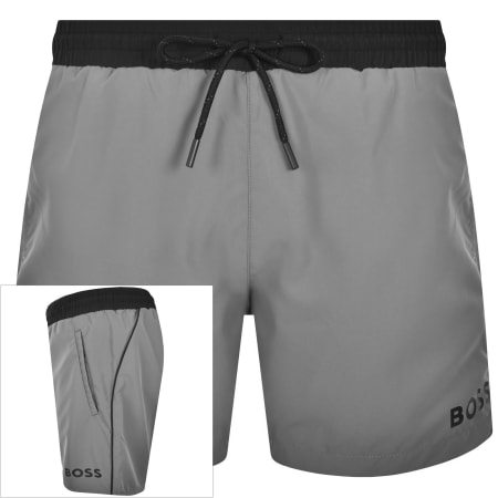 Product image for BOSS Starfish Swim Shorts Grey