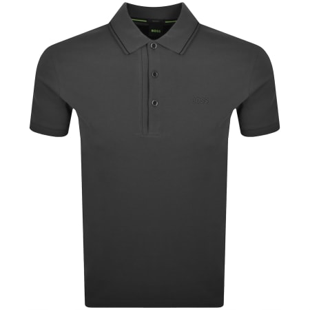 Product image for BOSS Paule 4 Polo T Shirt Open Grey
