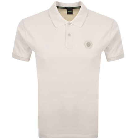 Product image for BOSS Future Polo T Shirt Open White