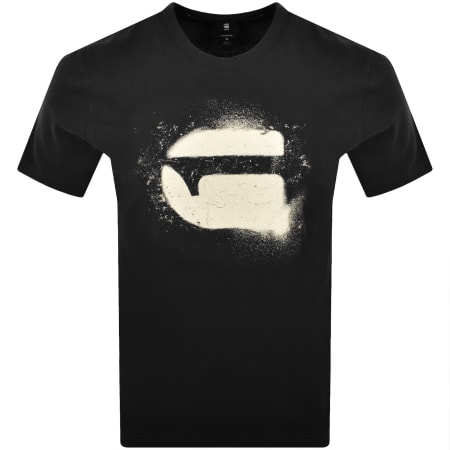 Product image for G-Star Spray Logo T Shirt Black