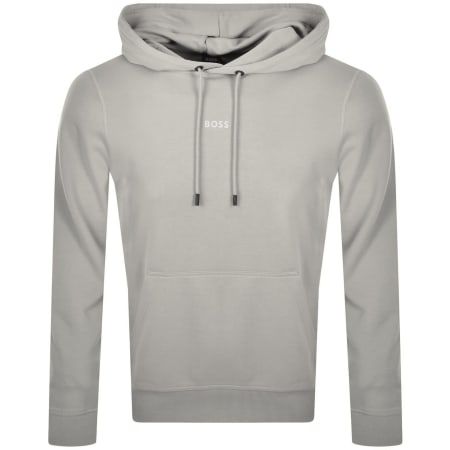 Product image for BOSS Wesmall Pullover Hoodie Grey