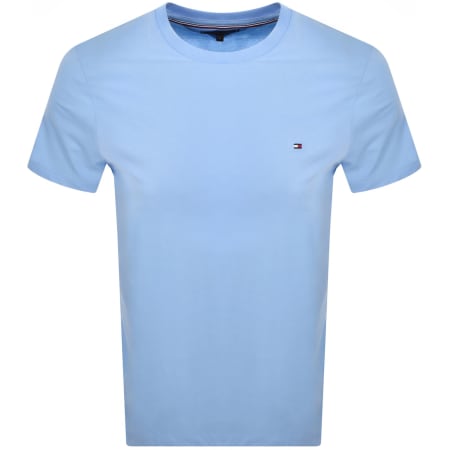 Product image for Tommy Hilfiger Essential Solid T Shirt Vessel Blue