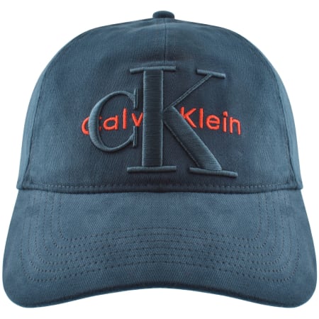 Product image for Calvin Klein Layered Monologo Cap Blue