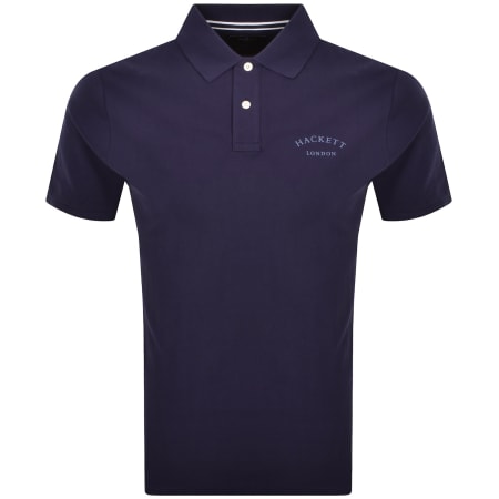 Product image for Hackett Essential Polo T Shirt Ink Blue