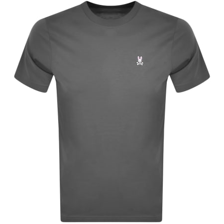 Product image for Psycho Bunny Classic Crew Neck T Shirt Grey