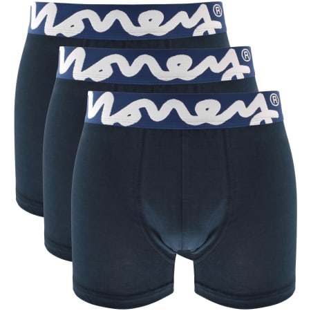 Product image for Money 3 Pack Logo Trunks Navy