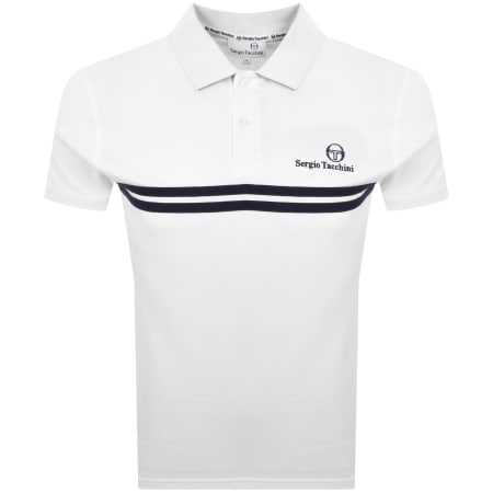 Product image for Sergio Tacchini Supermac Polo T Shirt White