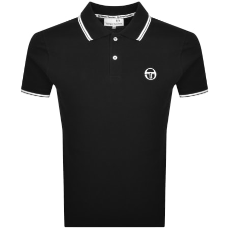 Product image for Sergio Tacchini Sergio 020 Polo T Shirt Black
