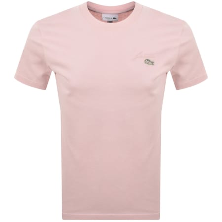 Product image for Lacoste Double Logo T Shirt Pink