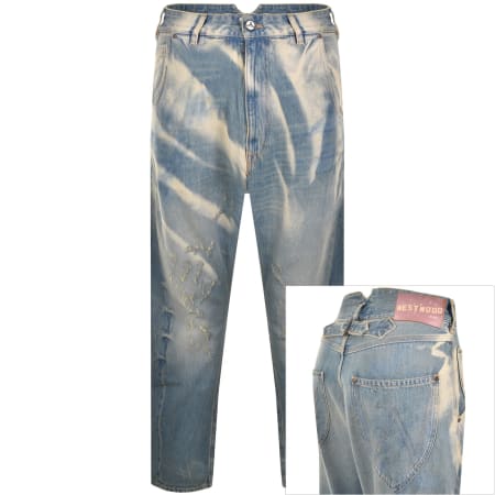 Product image for Vivienne Westwood Buckle Back Jeans Blue