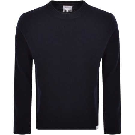 Product image for Norse Projects Marino Lambswool Jumper Navy