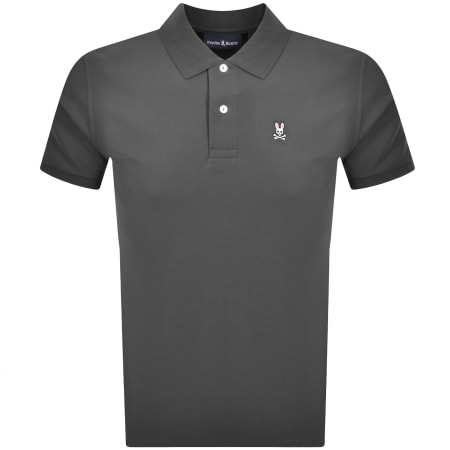 Product image for Psycho Bunny Classic Polo T Shirt Grey