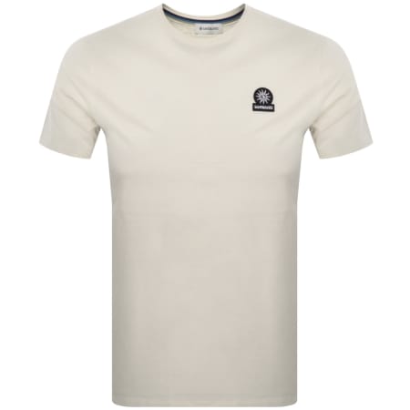 Product image for Sandbanks Badge Logo T Shirt Beige
