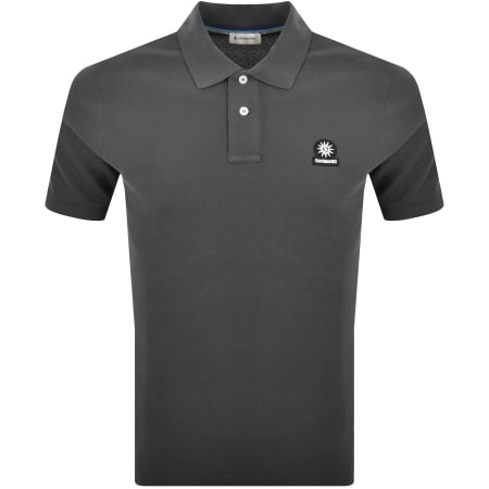 Product image for Sandbanks Badge Logo Polo T Shirt Grey