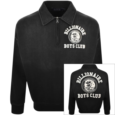 Product image for Billionaire Boys Club Quarter Zip Sweatshirt Black