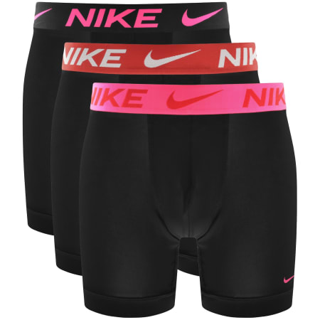 Product image for Nike Essential Micro 3 Pack Boxer Briefs Black