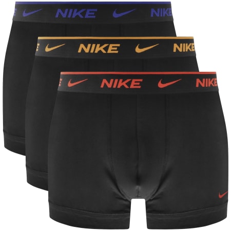 Product image for Nike 3 Pack Everyday Trunks Black