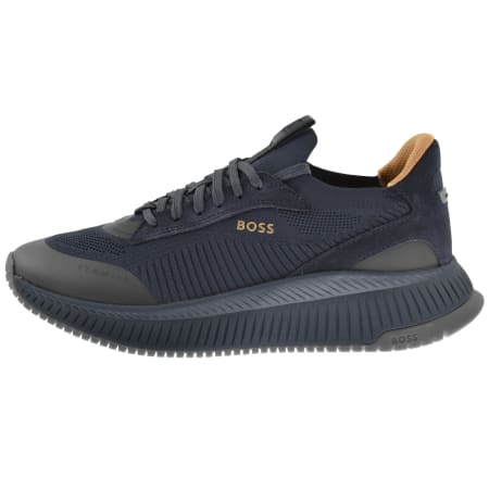 Product image for BOSS Titanium EVO Runner Trainers Navy