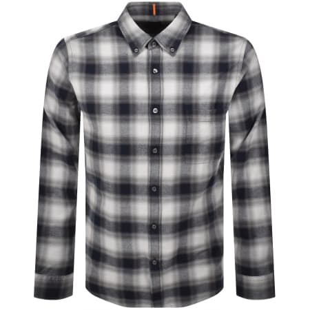 Product image for BOSS Casual Rickert Check Shirt Grey