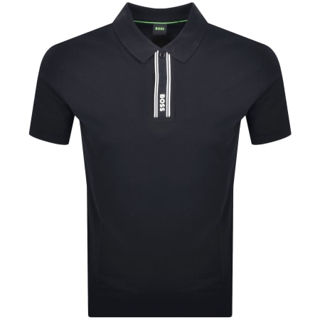 Product image for BOSS Paddy Polo T Shirt Navy