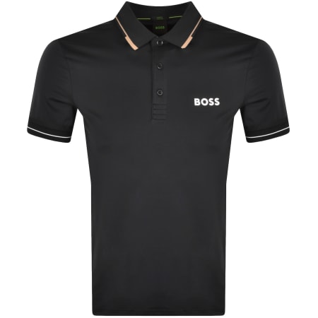 Product image for BOSS Paul Pro Polo T Shirt Black