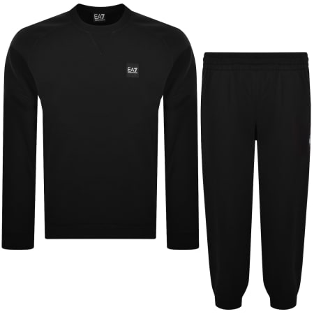 Product image for EA7 Emporio Armani Logo Tracksuit Black