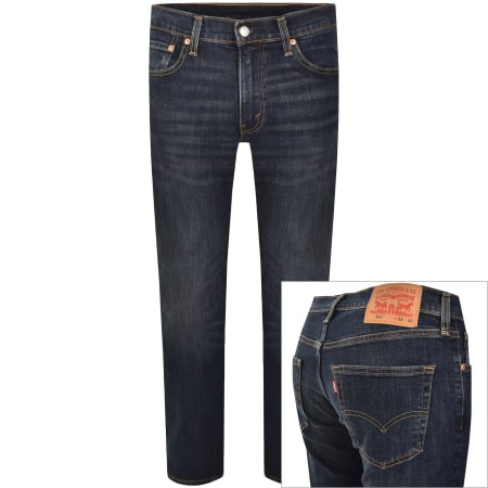 Product image for Levis 511 Slim Fit Stretch Jeans Dark Wash Blue