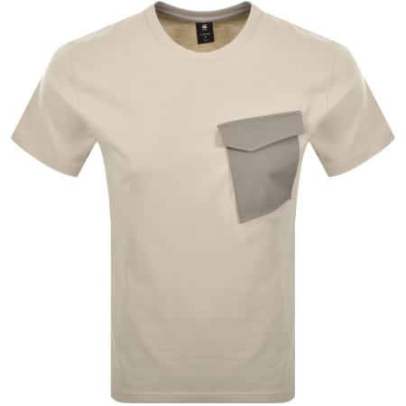 Product image for G-Star Pocket T Shirt Beige