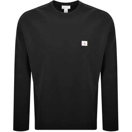 Product image for Calvin Klein Jeans Terry Sweatshirt Black
