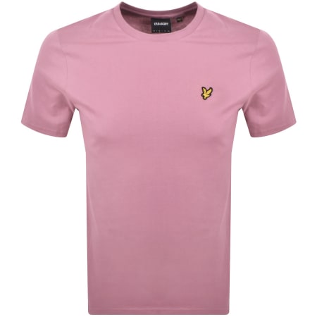 Product image for Lyle And Scott Crew Neck T Shirt Garden Rose