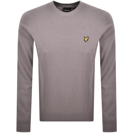 Product image for Lyle And Scott Cotton Merino Jumper Grey