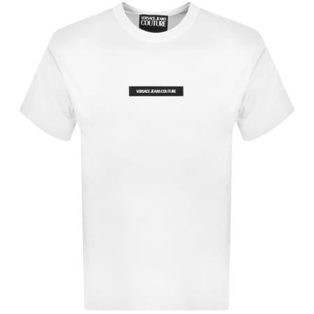 Product image for Versace Jeans Couture Silicon Patch T Shirt White
