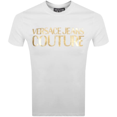 Product image for Versace Jeans Couture Logo T Shirt White