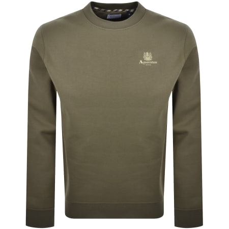 Product image for Aquascutum Active Logo Sweatshirt Green